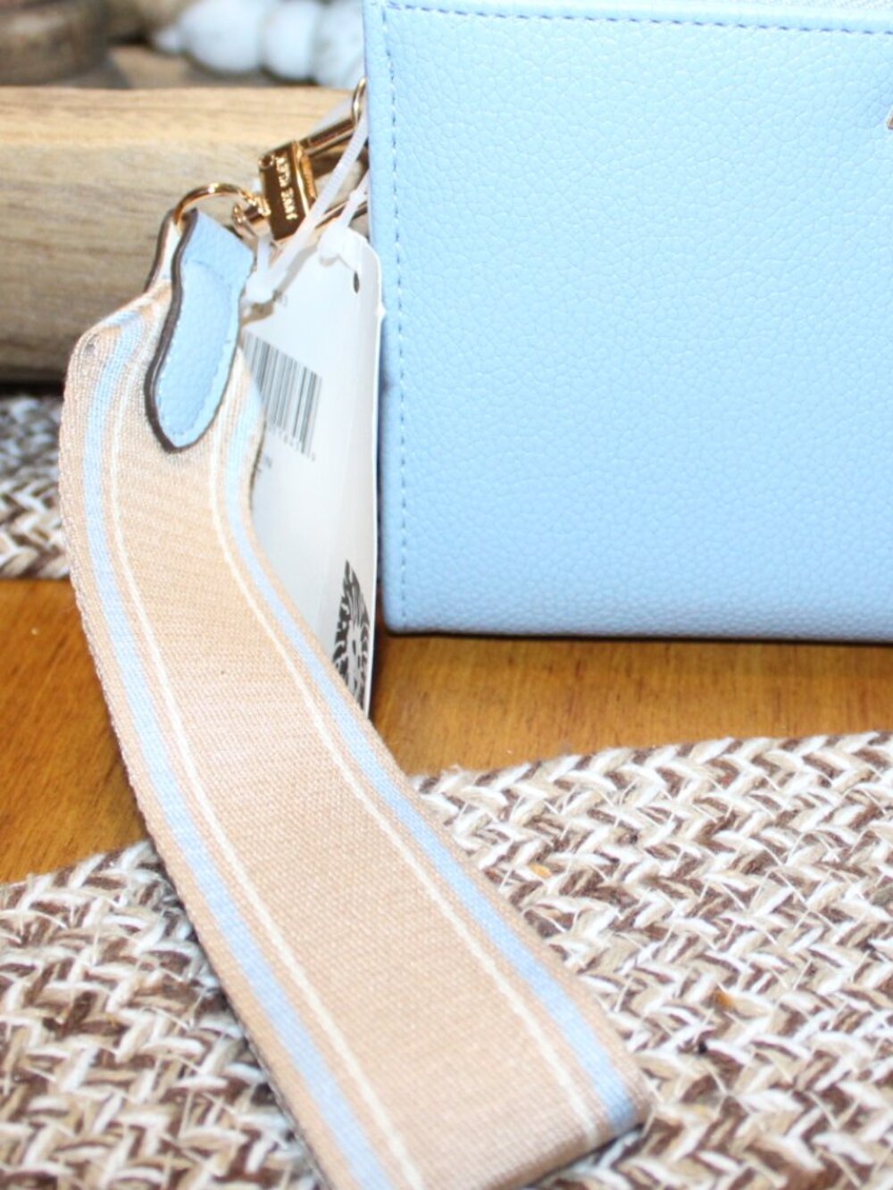 NWT Anne Klein Wristlet Wallet Pretty Baby Blue - Picture 2 of 12